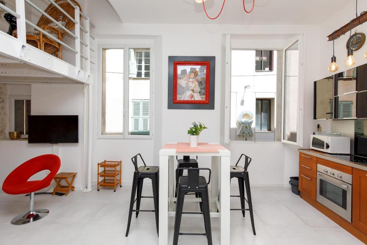 Superb Air-Conditioned Loft In The Heart Of Viel Antibes Apartamento Exterior foto